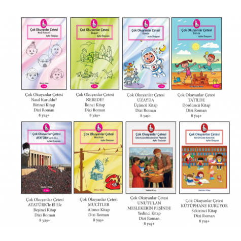 Çok Okuyanlar Çetesi 8 Kitap - Ayfer Öneysan